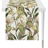APELT Tischläufer APELT "6522 SUMMERTIME, Sommerdeko, Sommer", beige (natur, beige), B:48cm L:140cm, Baumwolle, Polyester, Tischdecken, Digitaldruck
