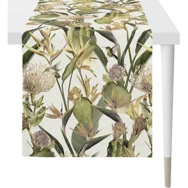 APELT Tischläufer APELT "6522 SUMMERTIME, Sommerdeko, Sommer", beige (natur, beige), B:48cm L:140cm, Baumwolle, Polyester, Tischdecken, Digitaldruck