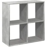 vidaXL Bücherregal Raumteiler 69,5 x 29 x 69,5 cm Grau