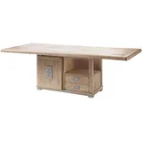 Massivmoebel24 Mango 240 x 76 x 100 cm beige