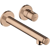 HANSGROHE Axor Uno Unterputz Wandmontage Select mit Ausladung 221mm, polished red gold