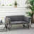 Outsunny Gartensofa 129 x 63 x 67 cm Grau
