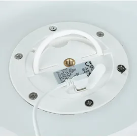 Licht-Erlebnisse Led Kugellampe Außen Solar Dimmbar 50 cm Weiß Rund Mit Farbwechsel Rgbw 50-600 Lm