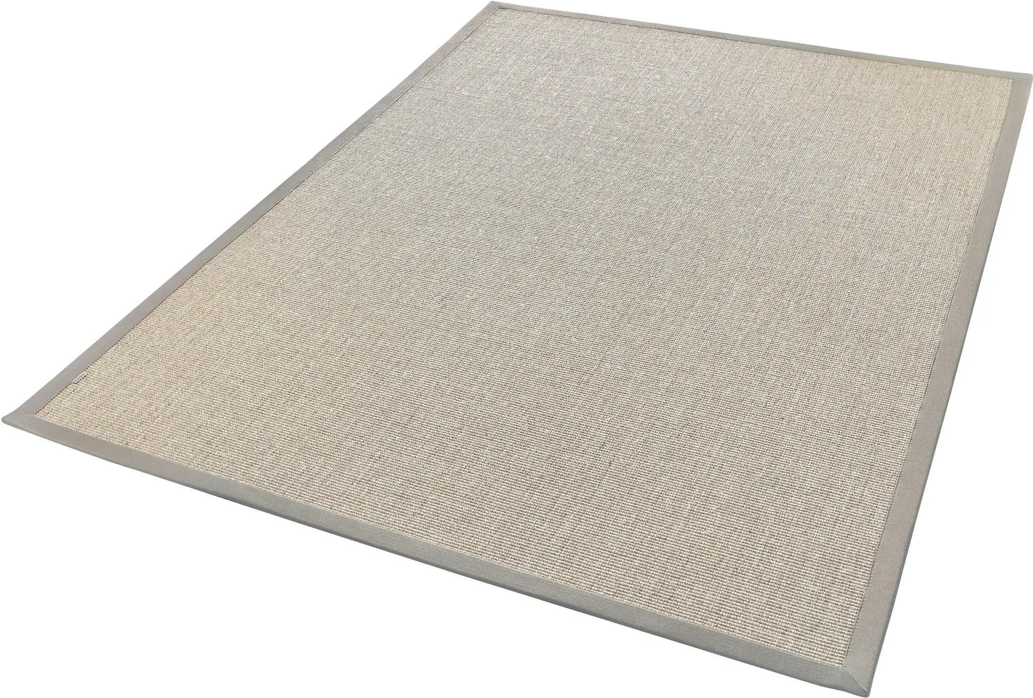 Dekowe Sisalteppich »Mara S2 mit Bordüre«, rechteckig, 5 mm Höhe, Flachgewebe, Material: 100% Sisal, Wohnzimmer Dekowe kieselgrau B: 80 cm   1 St.