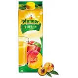 Pfanner Pfirsich Nektar (1 x 2 l) – Fruchtnektar mit mind. 25% Fruchtgehalt – Getränk aus Pfirsichen