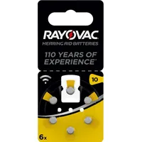 Rayovac Acoustic 10 PR70 6er Blister