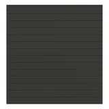 osmo holz Aluminium Sichtschutzzaun 180 x 179 cm Grau