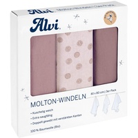 Alvi Mull Windeln 3er Pack - Curly Dots