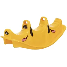 Dohany Wippe Rocker Hund Tier Schaukelwippe Kunststoff Kinder Spielzeug gelb