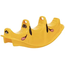 Dohany Wippe Rocker Hund Tier Schaukelwippe Kunststoff Kinder Spielzeug gelb