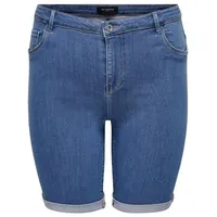 ONLY CARMAKOMA Carthunder Life Reg Long Shorts DNM Blau 54