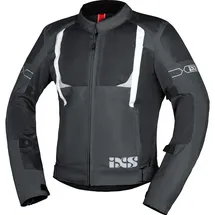 IXS Trigonis-Air Textiljacke - Dunkelgrau/Grau/Weiß - XXL