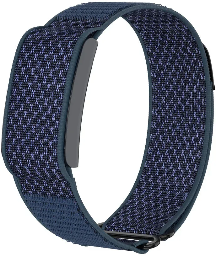 Strap-it Amazfit Helio Strap Armband Nylon für Amazfit Helio Strap - Dunkelblau - Klettverschluss