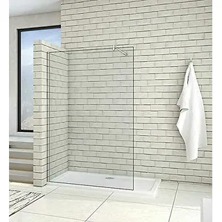 Acezanble 100cm Duschwand Walk in Dusche Duschtrennwand 8mm Nano Glas Duschabtrennung
