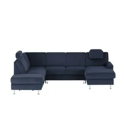 meinSofa Wohnlandschaft Mit verschiedenen Funktionen verfügbar Jana ¦ blau ¦ Maße (cm): B: 309 H: 87 T: 235.0