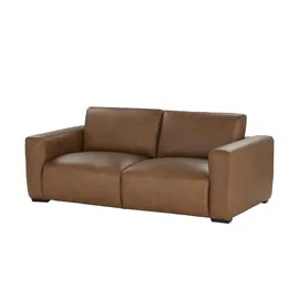 Sofa.de Einzelcouch Leder 1-Sitzer Beige