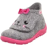 Mädchen Schuhe HAPPY Slipper Modern HELLGRAU/PINK 2500 28