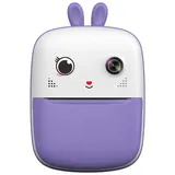 COFI 1453 Mini-Thermodrucker 1800 mAh für Kinder 2,4 Zoll, 640 x 480 Pixel Sofortbildkamera lila