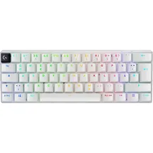 Logitech G PRO X 60 LIGHTSPEED, Gaming Tastatur, Mechanisch, Sonstiges, kabellos, White