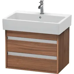 Duravit Waschtischunterschrank wandhängend „Ketho“ 65 × 48 × 44 cm in Nussbaum Natur