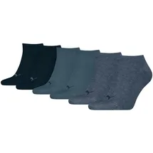 Puma Sneakersocken 3er Pack Blau 39-42
