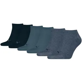 Puma Sneakersocken 3er Pack Blau 39-42