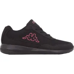 Kappa Damen Mädchen Sneaker Follow black/pink 39