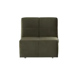 Nehl Schlafsessel Solino Velours 85 x 85 x 102 cm Grün mit Schlaffunktion