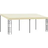 vidaXL Wand-Pavillon 3 x 6 m Creme