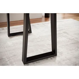 KADIMA DESIGN Schreibtisch Massivholz Schmal Industrial Platzsparend | Gr.: onesize