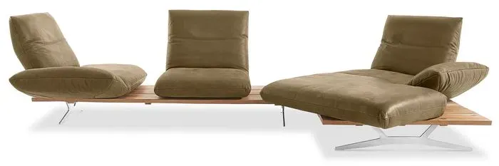 KOINOR Ecksofa Marilyn Leder Verde