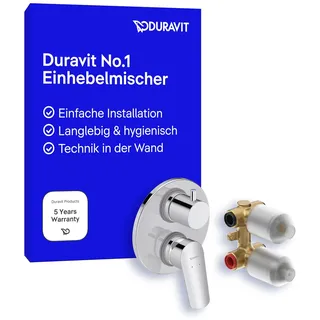 Duravit No.1 Einhandwannenmischer Unterputz Chrom