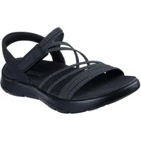 SKECHERS Damen Go Walk Flex Sandal Emma, Black, 42 EU