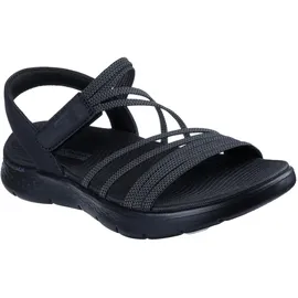 SKECHERS Damen Go Walk Flex Sandal Emma, Black, 42 EU