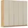 OTTO home Drehtürenschrank AGORDO 226 x 210 x 54 cm Braun