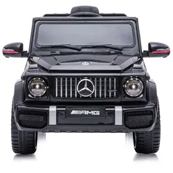 Chipolino Kinderelektroauto SUV Mercedes G63 AMG Zweisitzer Radio, Fernbedienung schwarz