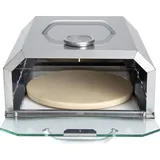 All'Grill Pizzaboxx eckig Edelstahl Gas-Grillmodelle Seitenkochfeld