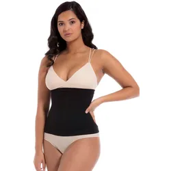 Corsage MAGIC BODYFASHION "Waistnipper", Damen, Gr. M, N-Gr, schwarz, Obermaterial: 89% Polyamid, 11% Elasthan, unifarben, feminin, eng, ohne Ausschnitt, Corsagen, Silikonabschlüsse oben und unten verhindern ein Einrollen