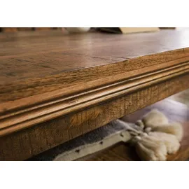 MASSIVMOEBEL24.DE Rodez Dunkelbraun Mangoholz 120 x 45 x 75 cm