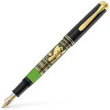 Pelikan Toledo M700 Kolbenfüller schwarz-gold M (mittel), 1 St.