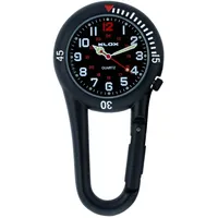 Klox Taschenuhr Schwarz Zum Aufklammern Ideal Für Ärzte Krankenschwestern Sanitäter Köche