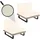MCW Lounge-Sessel H54 2er-Set grau cremeweiß