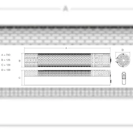 CasaFan CasaTherm R2000 Gold LowGlare inkl. Fernbedienung