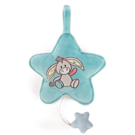 NICI Spieluhr Stern Esel Muli, 20 x 20 cm,