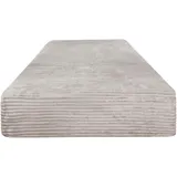 ASPERO Spannbettlaken Flanell 160 x 200 cm braun