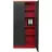 Jet-Line Stahlschrank Moskau anthrazit rot