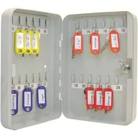 Wedo Schlüsselschrank 18 x 6 x 25 cm Grau