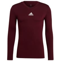 Adidas Herren Funktionsunterwäsche Team Base Longsleeve GN7503 XS - Team Maroon - XS