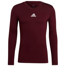 Adidas Herren Funktionsunterwäsche Team Base Longsleeve GN7503 XS - Team Maroon - XS