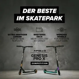 Apollo Stunt Scooter - Genesis Pro X Competition | Schwarz/Gold | in gold | Gr.: onesize